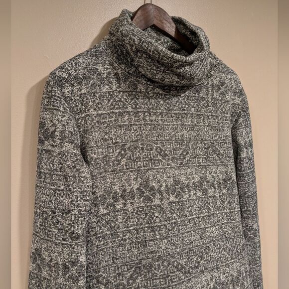 Columbia Sweater Season Fair Isle Pullover Funnel Neck Womens S Fall Winter Ski - Picture 3 of 11